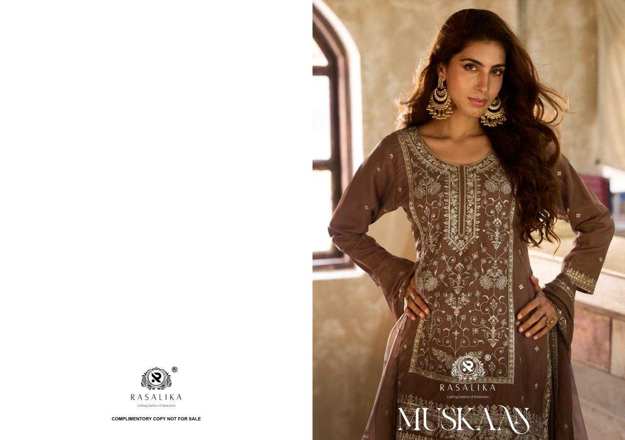 Viscose Embroidery Suit