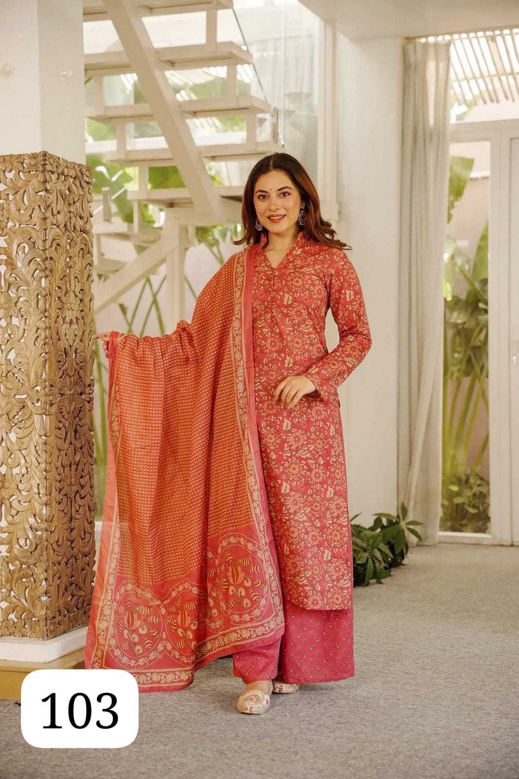 Cotton Cambric Party Wear Kurti
