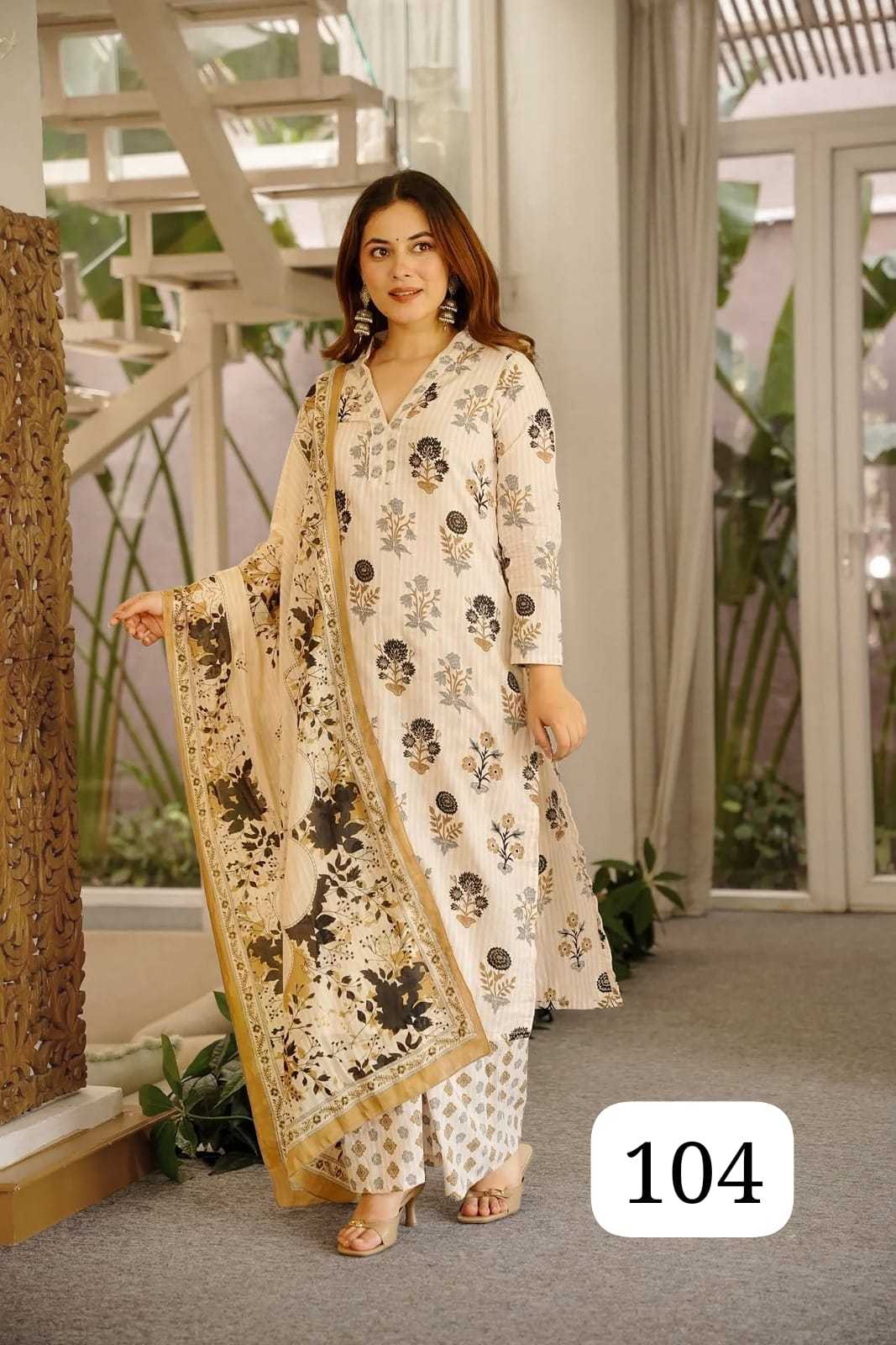 Cotton Cambric Party Wear Kurti