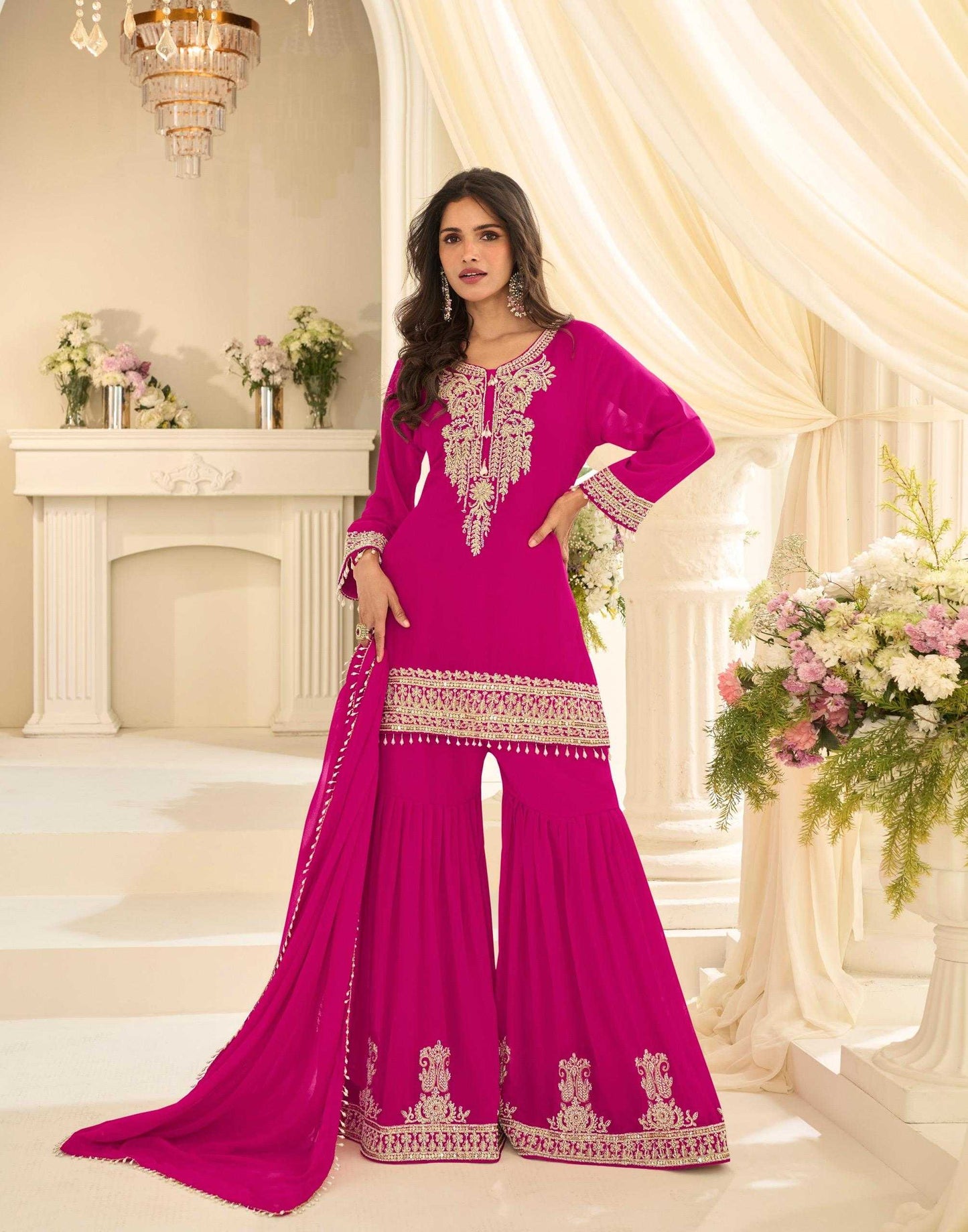 Georgette Embroidery Suit