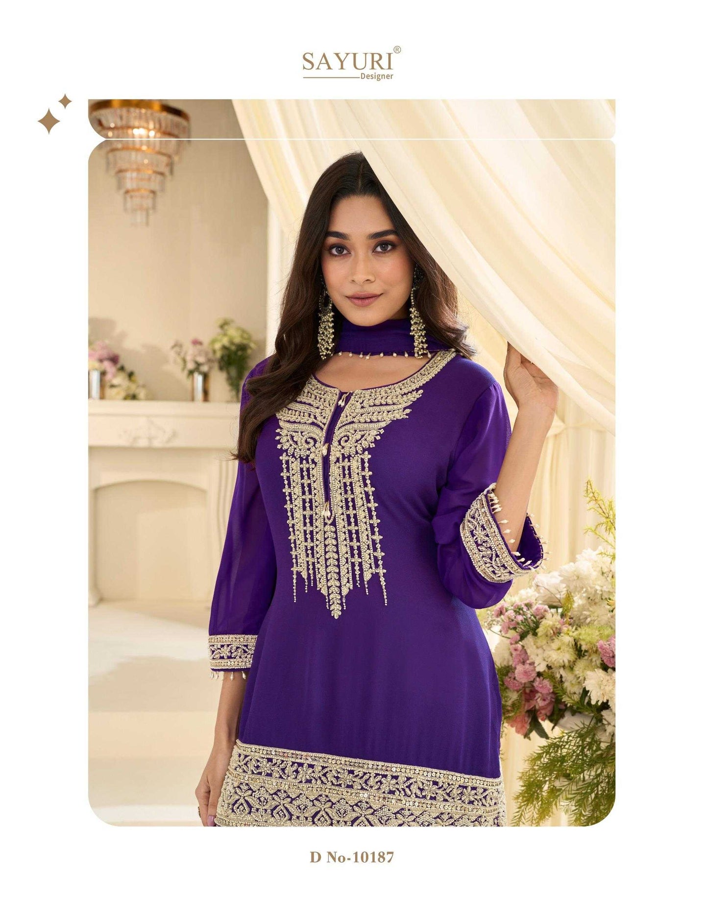 Georgette Embroidery Suit