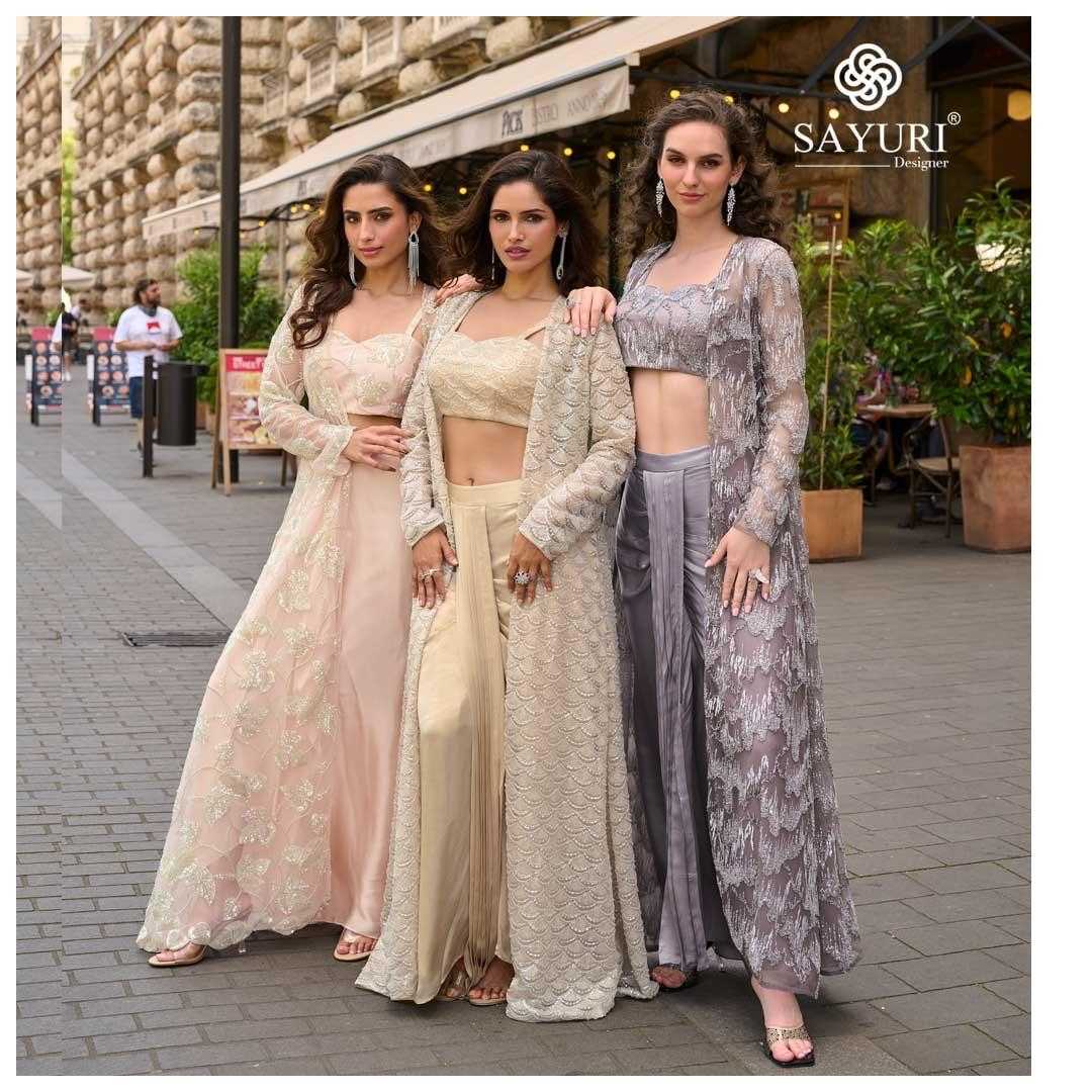 Crepe Silk Embroidery Suit