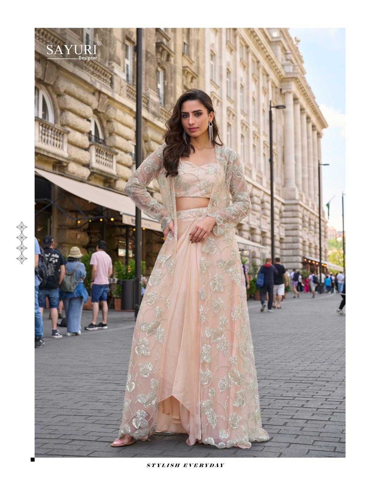 Crepe Silk Embroidery Suit