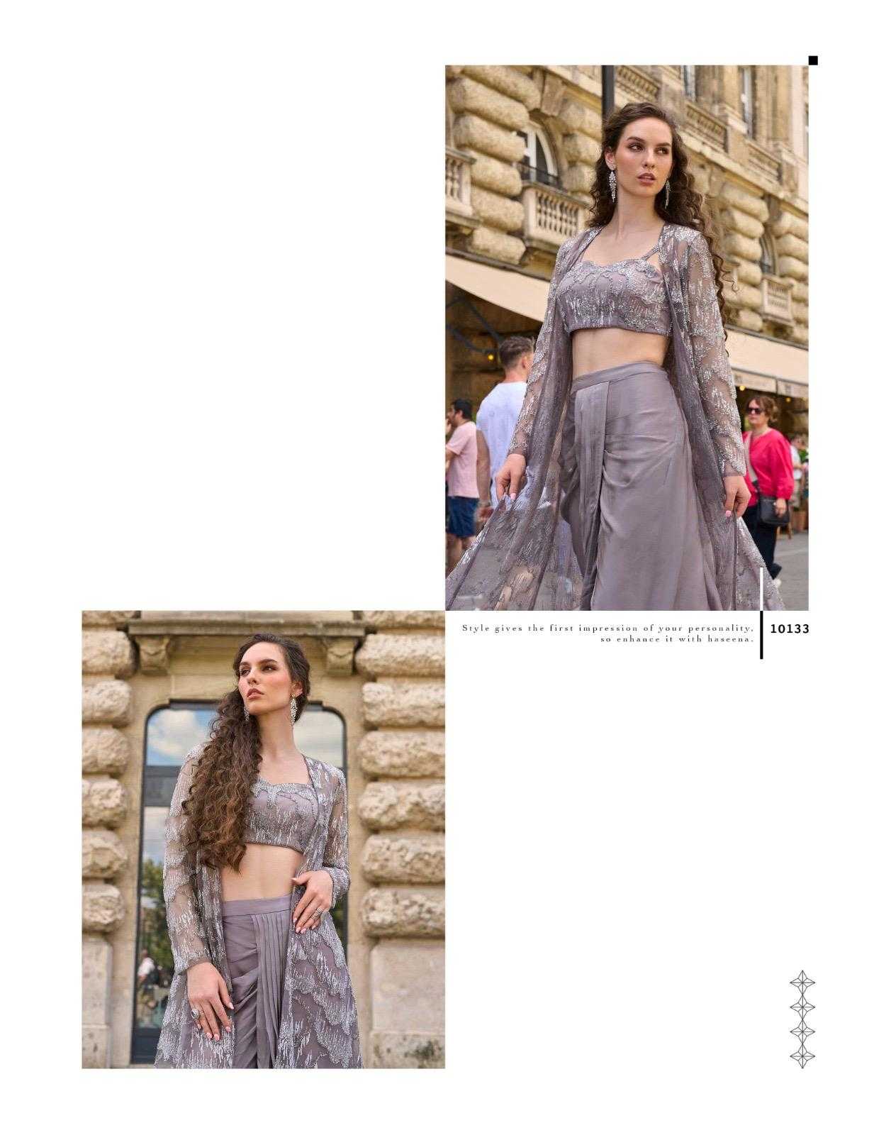 Crepe Silk Embroidery Suit