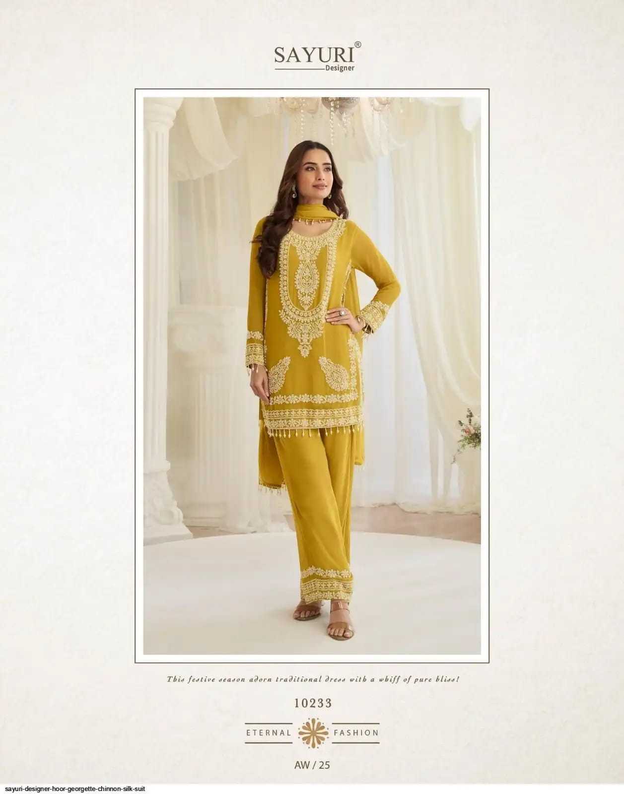Georgette Embroidery Suit
