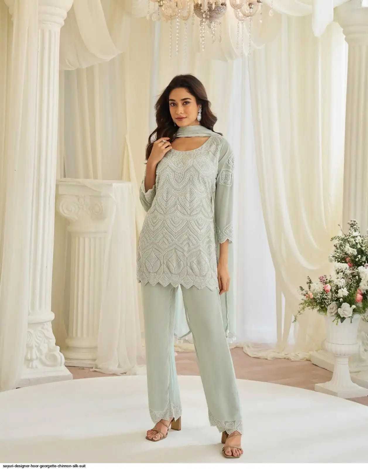 Georgette Embroidery Suit
