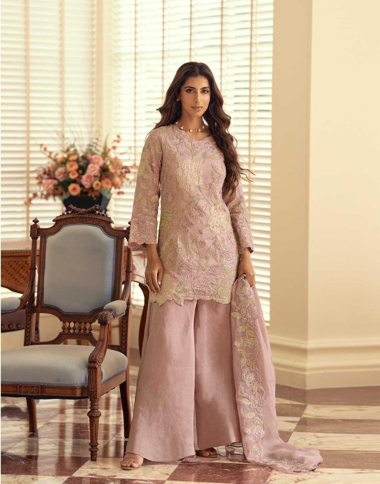 Premium Silk Embroidery Suit