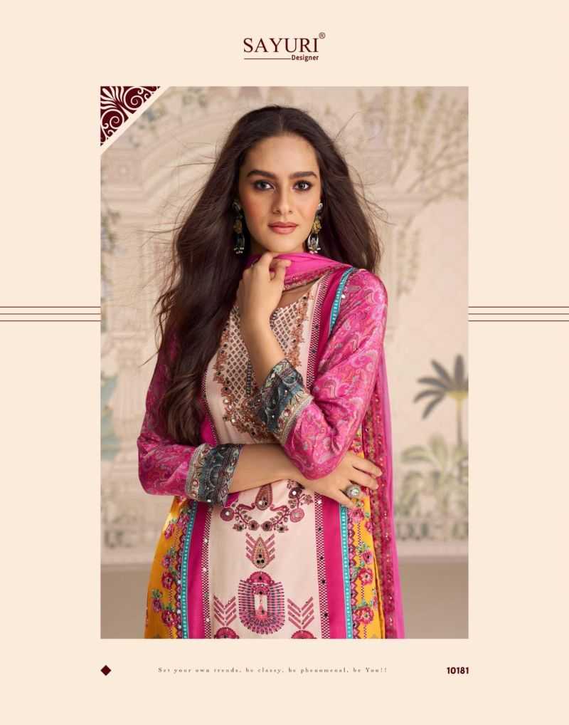 Crepe Silk Embroidery Suit