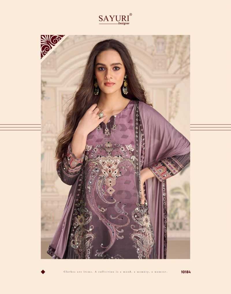 Crepe Silk Embroidery Suit