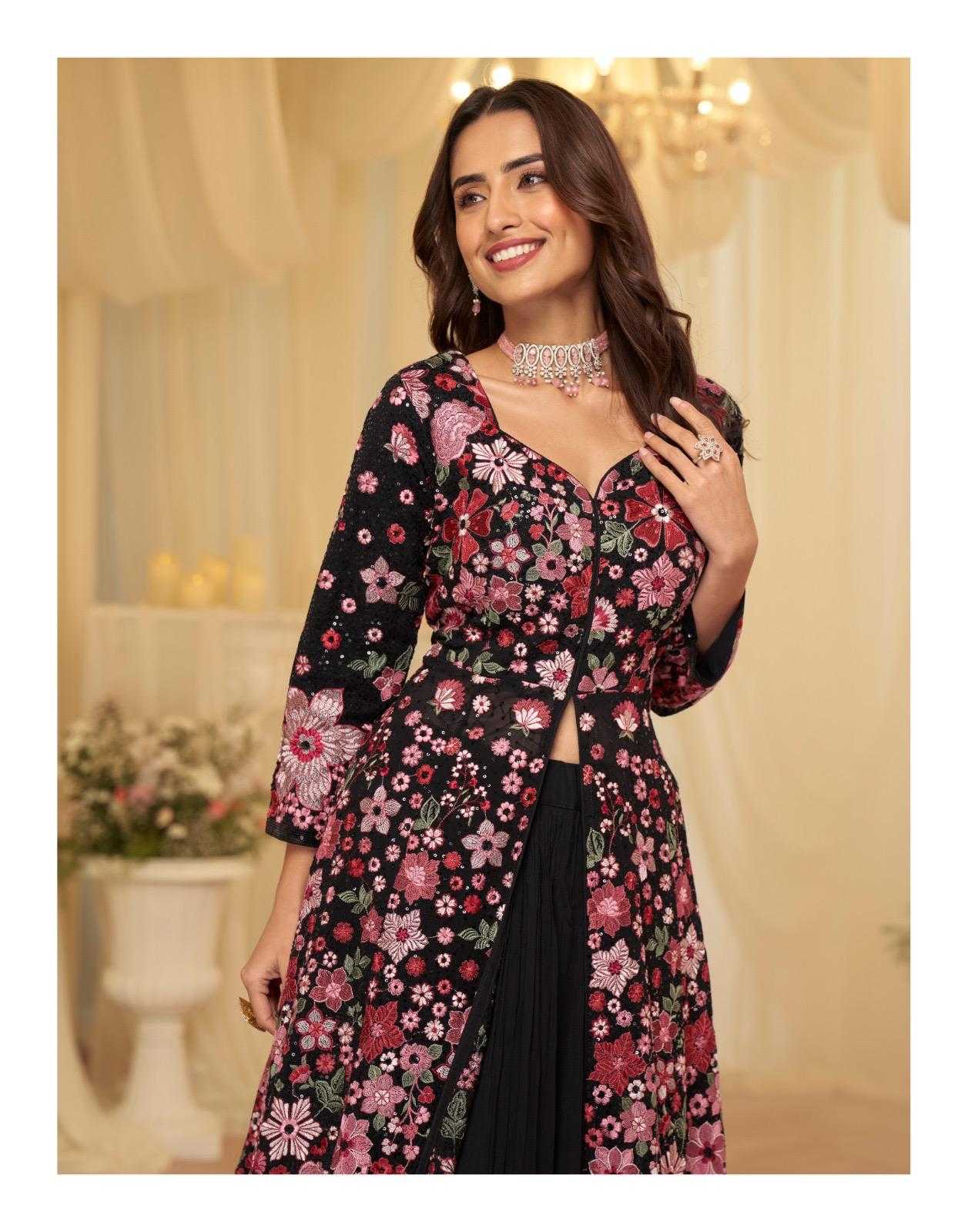 Georgette Printed Gown