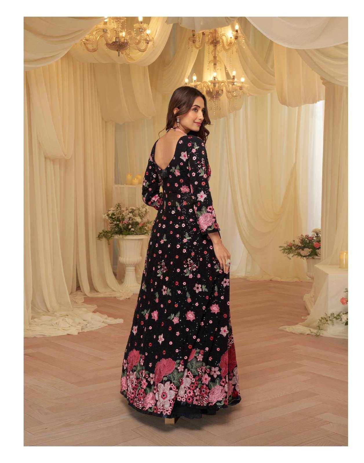Georgette Printed Gown