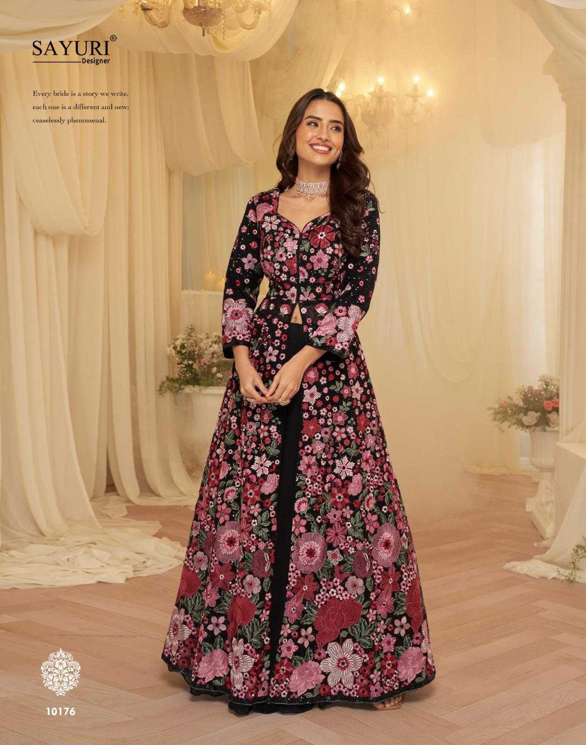 Georgette Printed Gown