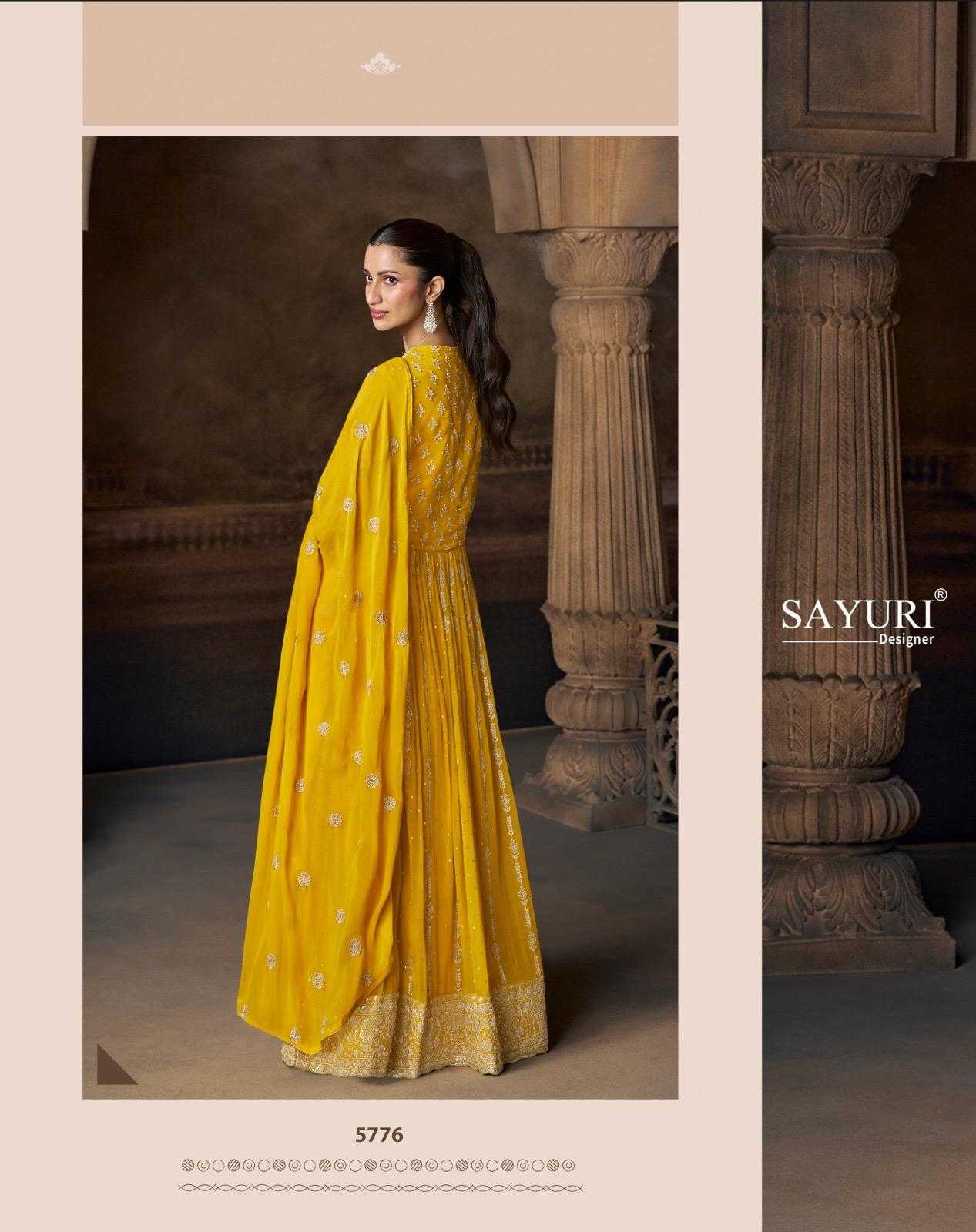 Georgette Embroidery Gown