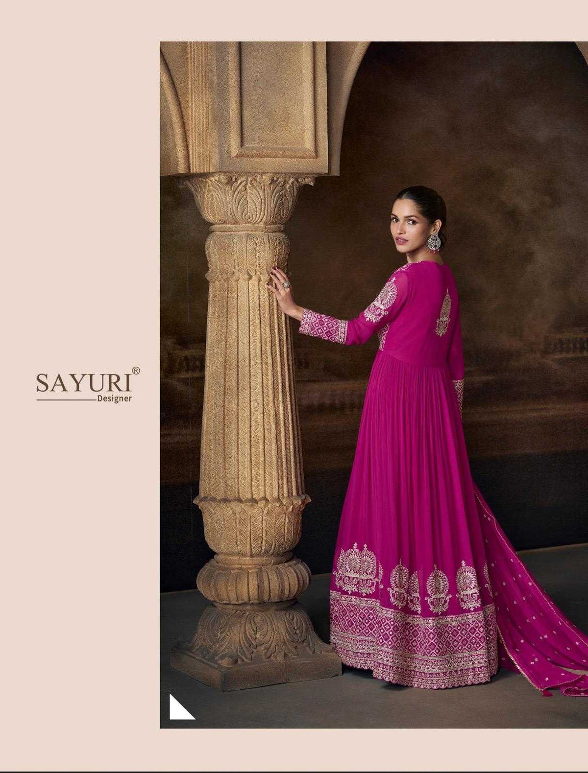 Georgette Embroidery Gown