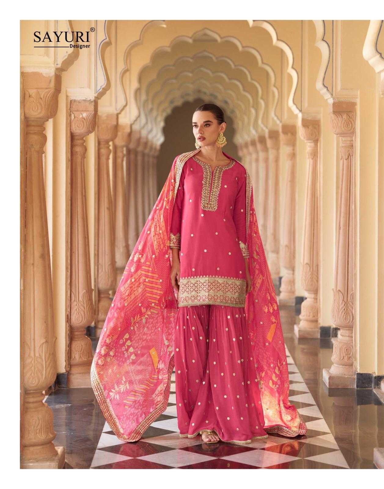 Premium Silk Embroidery Suit