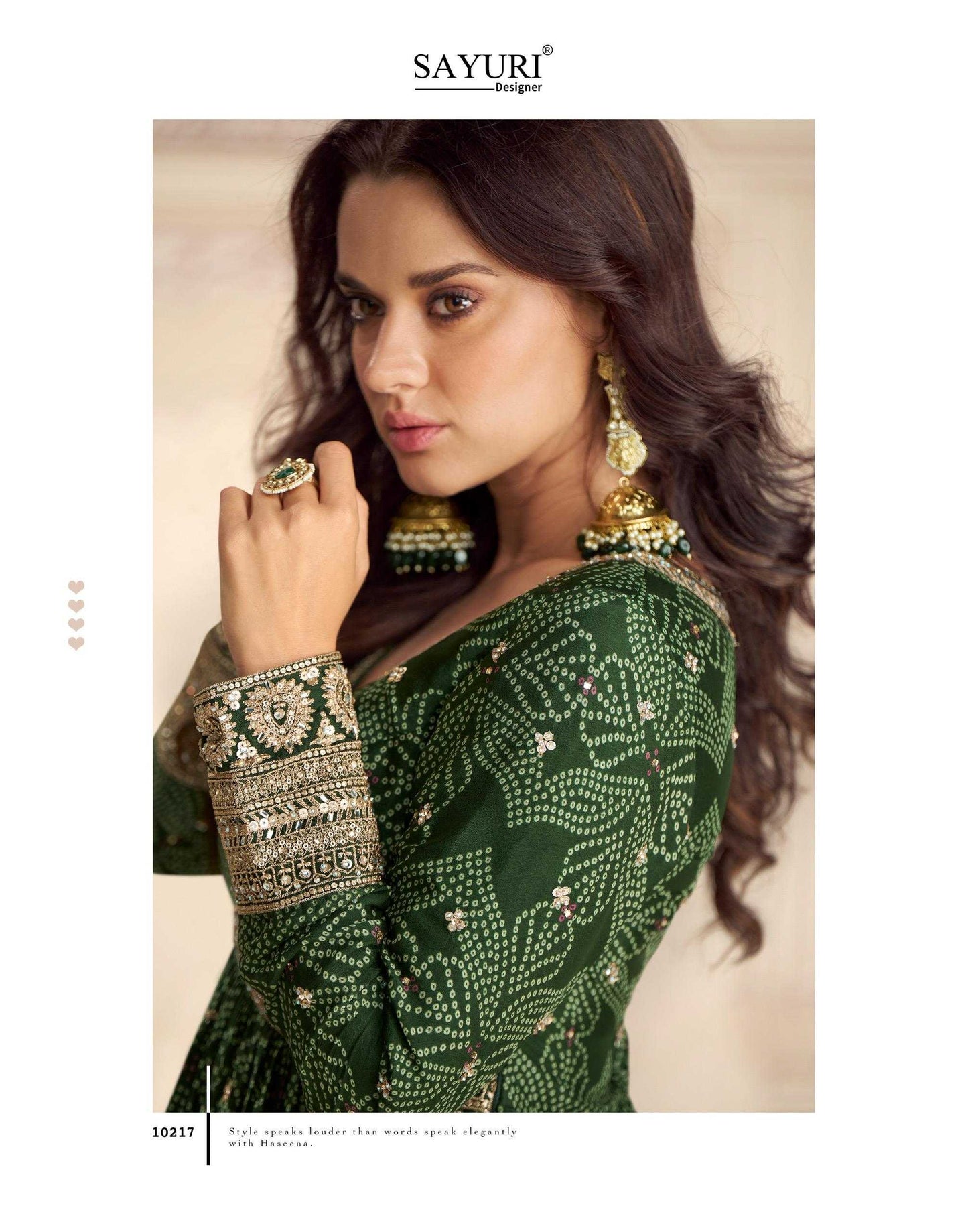Chinon Silk Embroidery Gown