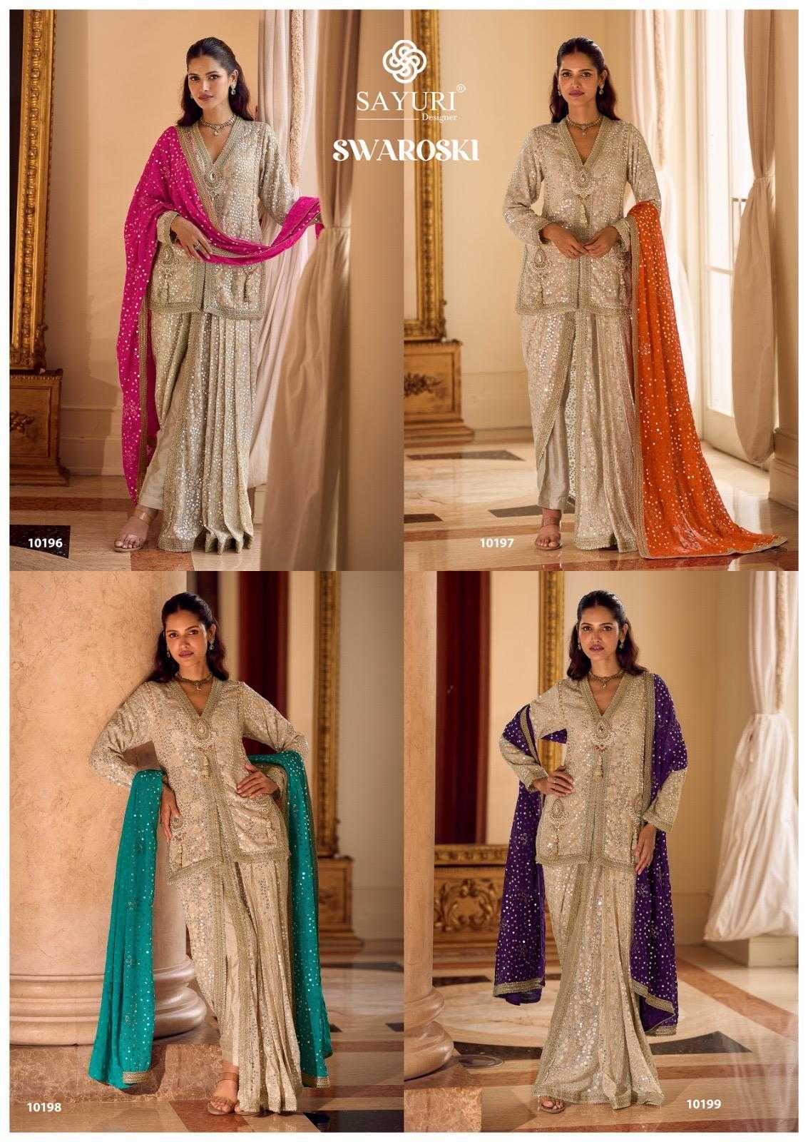 Poly Georgette Embroidery Suit