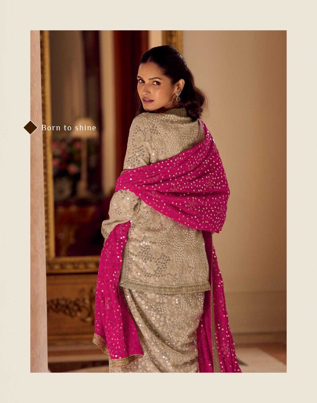 Poly Georgette Embroidery Suit