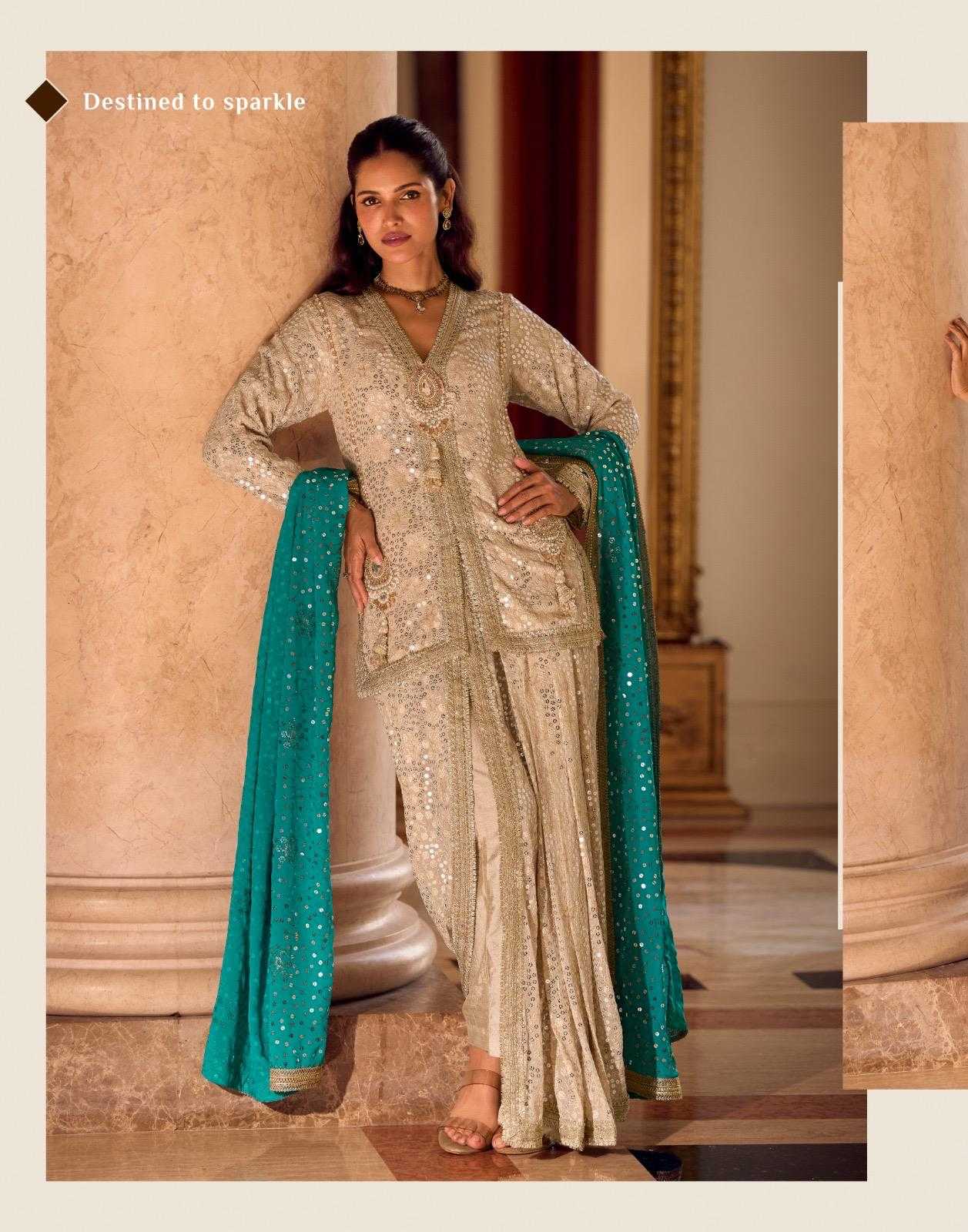 Poly Georgette Embroidery Suit