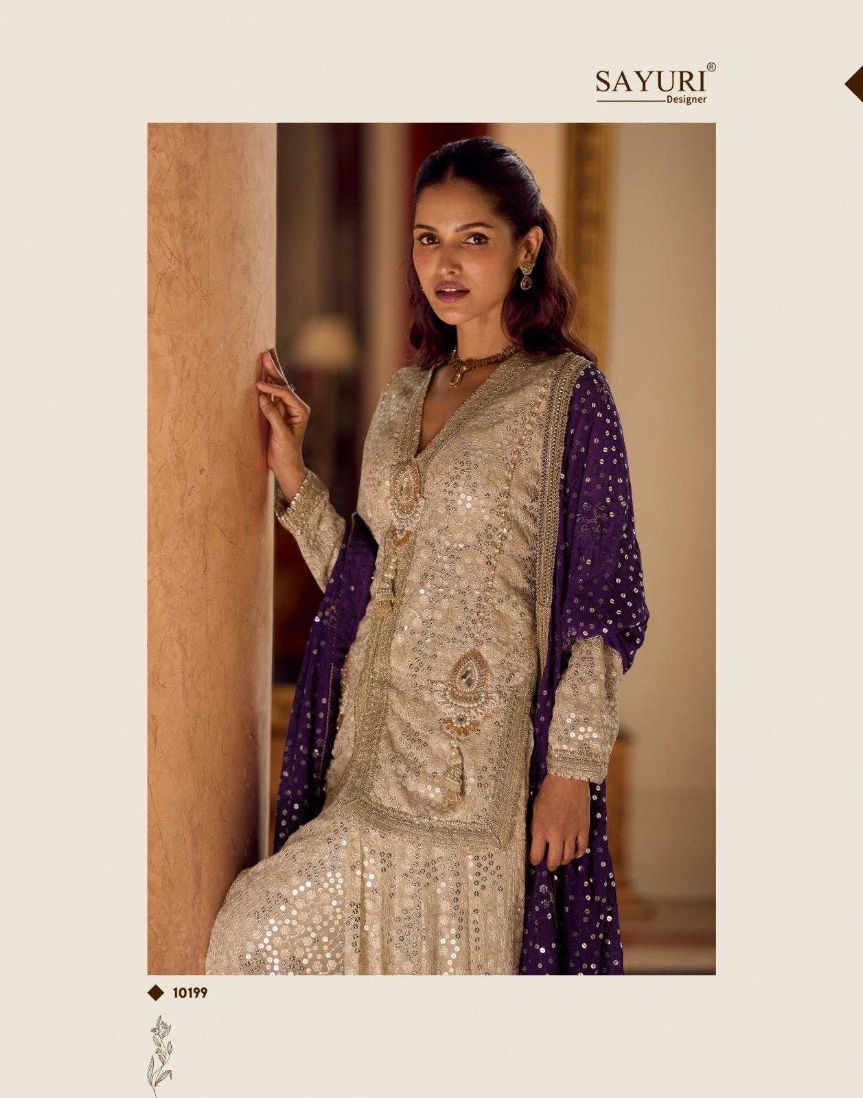 Poly Georgette Embroidery Suit