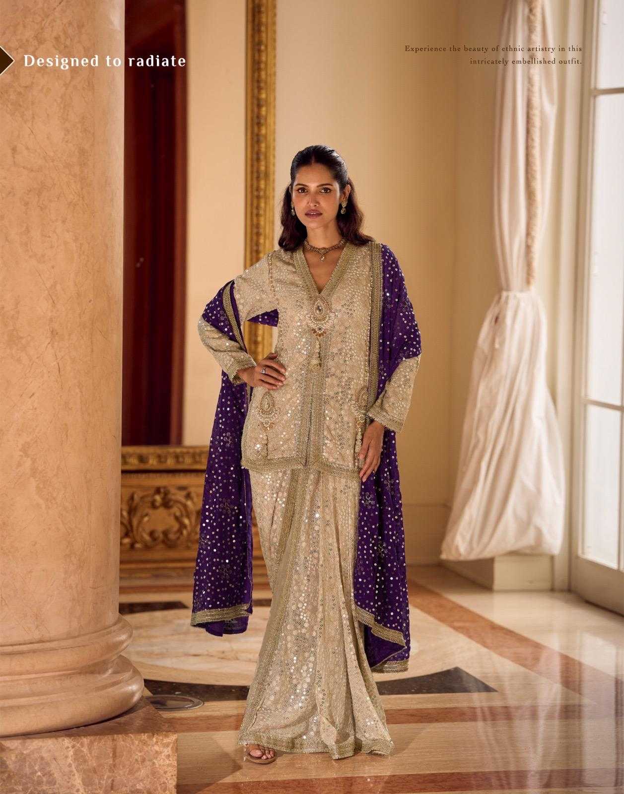 Poly Georgette Embroidery Suit