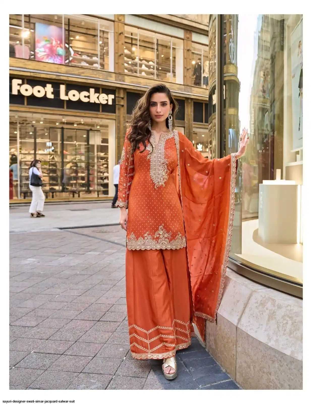 Shimmer Silk Sharara Salwar Suit