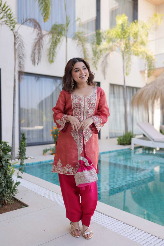 Viscose Party Wear Kurti