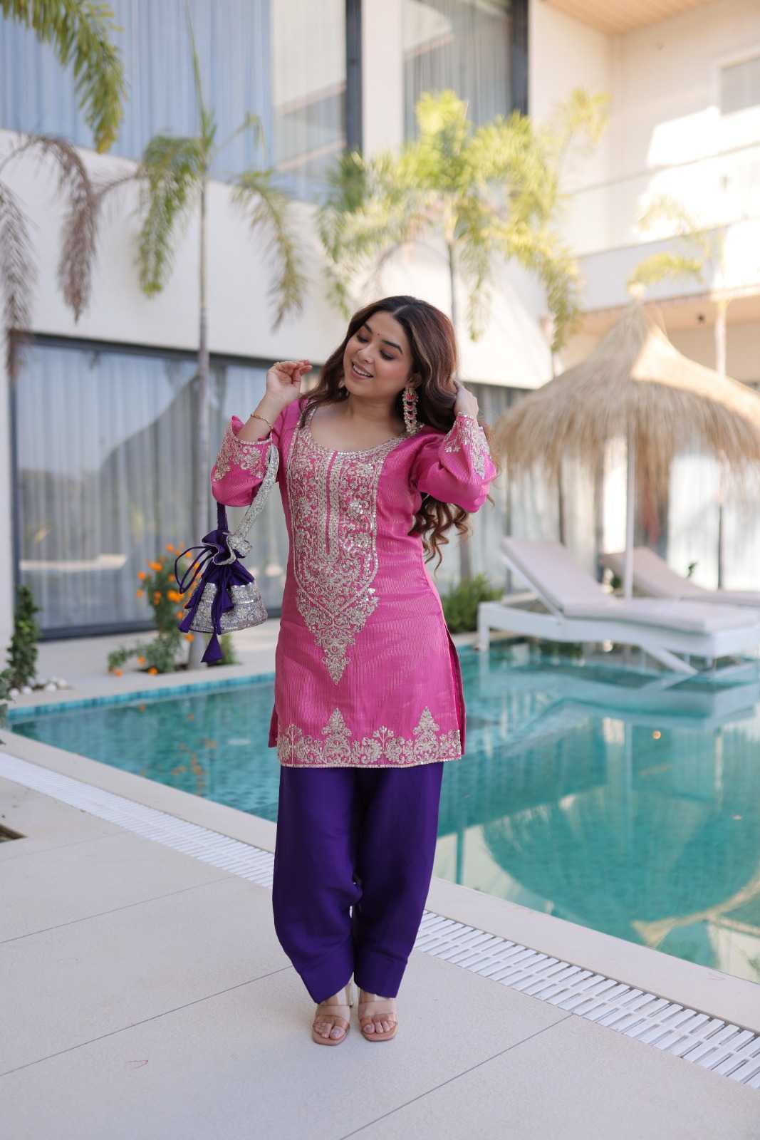 Viscose Party Wear Kurti