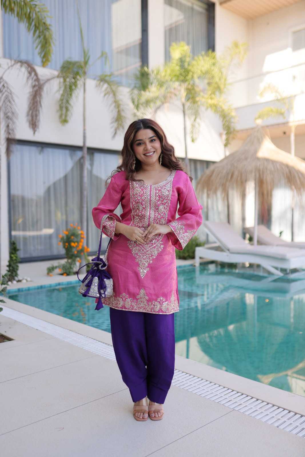 Viscose Party Wear Kurti