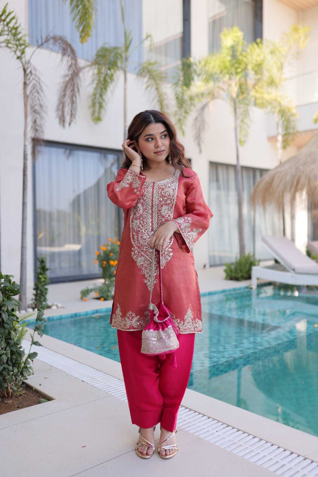 Viscose Party Wear Kurti