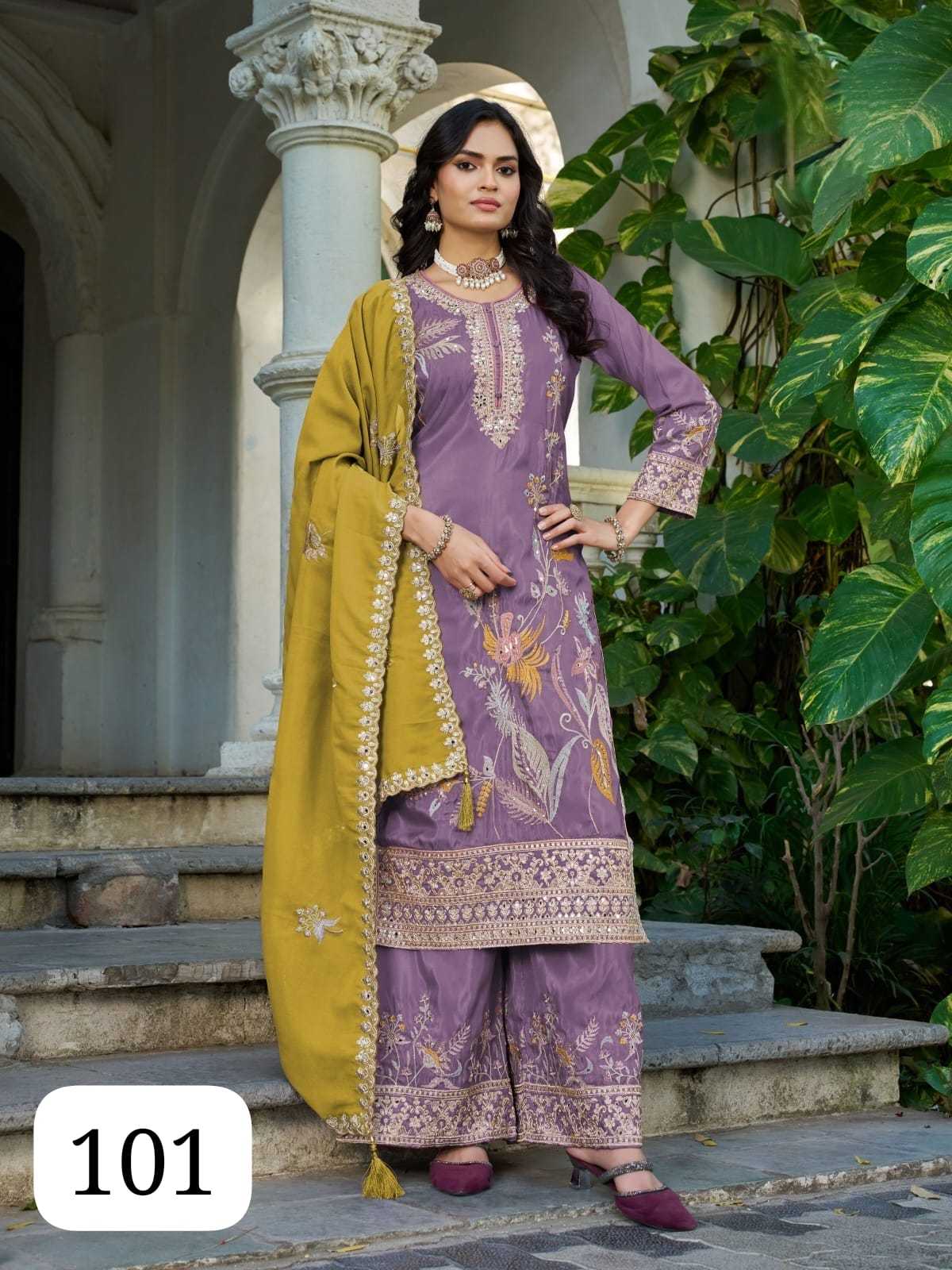 Shimmer Silk Party Wear Kurti