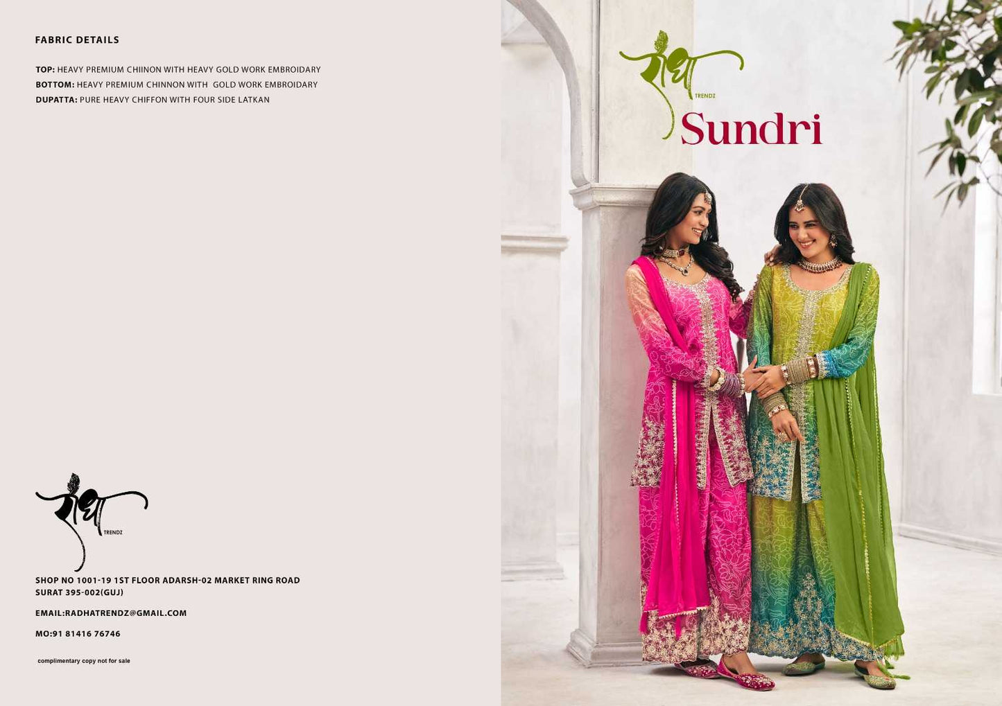 Embroidery Suit