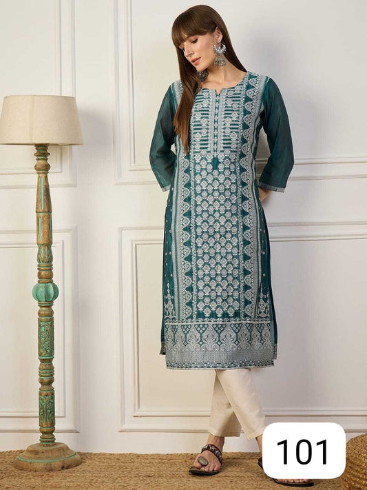 Soft Cotton Silk Designer Kurti
