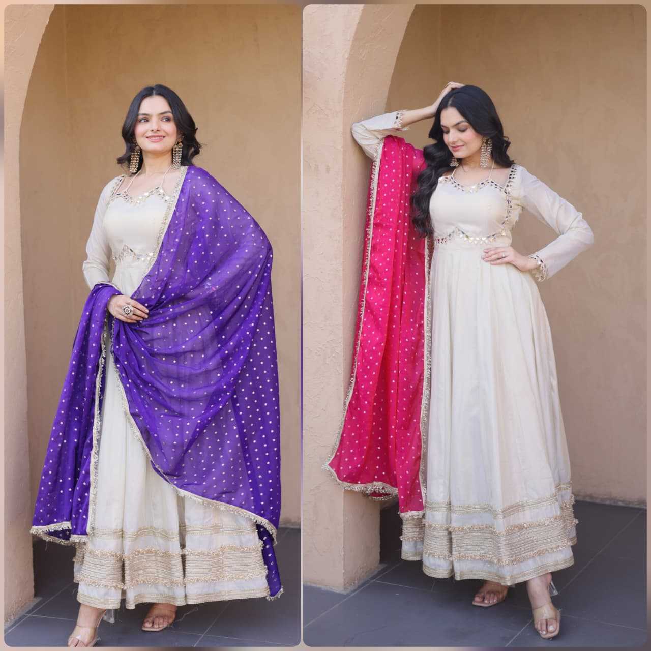 Fancy Embroidery Gown