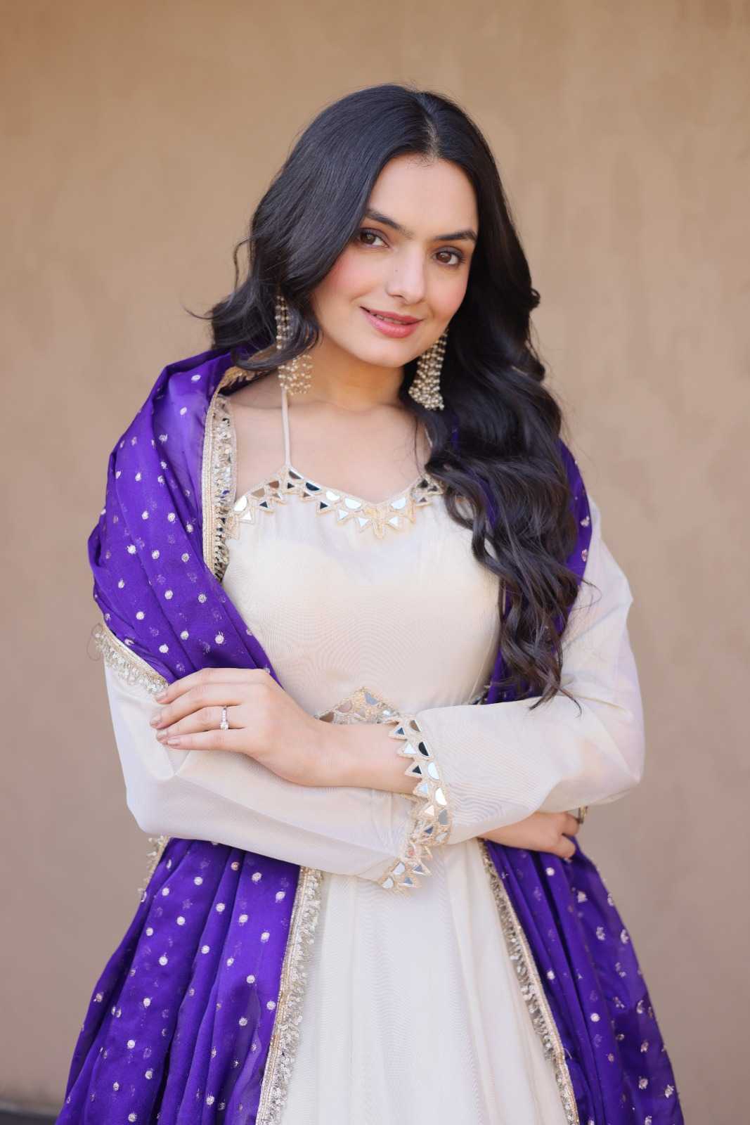 Fancy Embroidery Gown