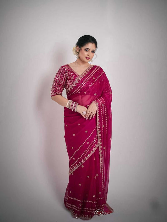 Aarini Space Silk Soft Saree
