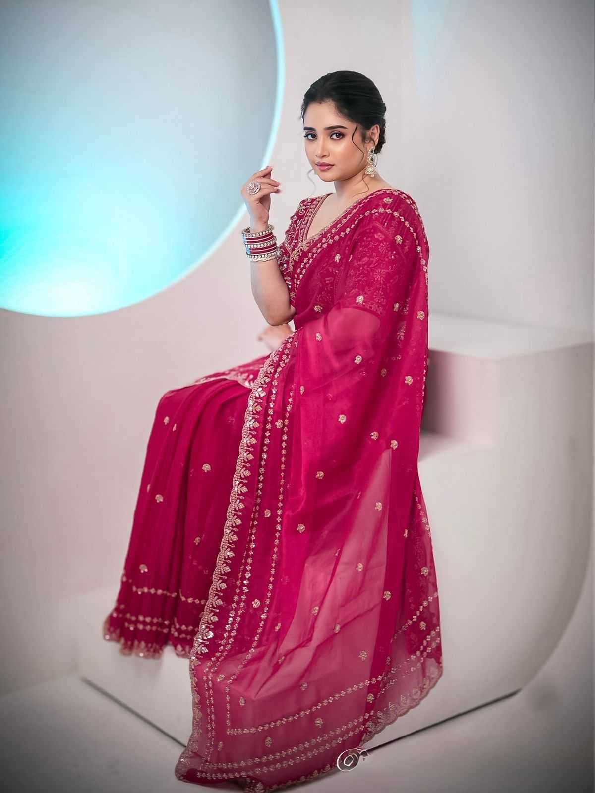Aarini Space Silk Soft Saree
