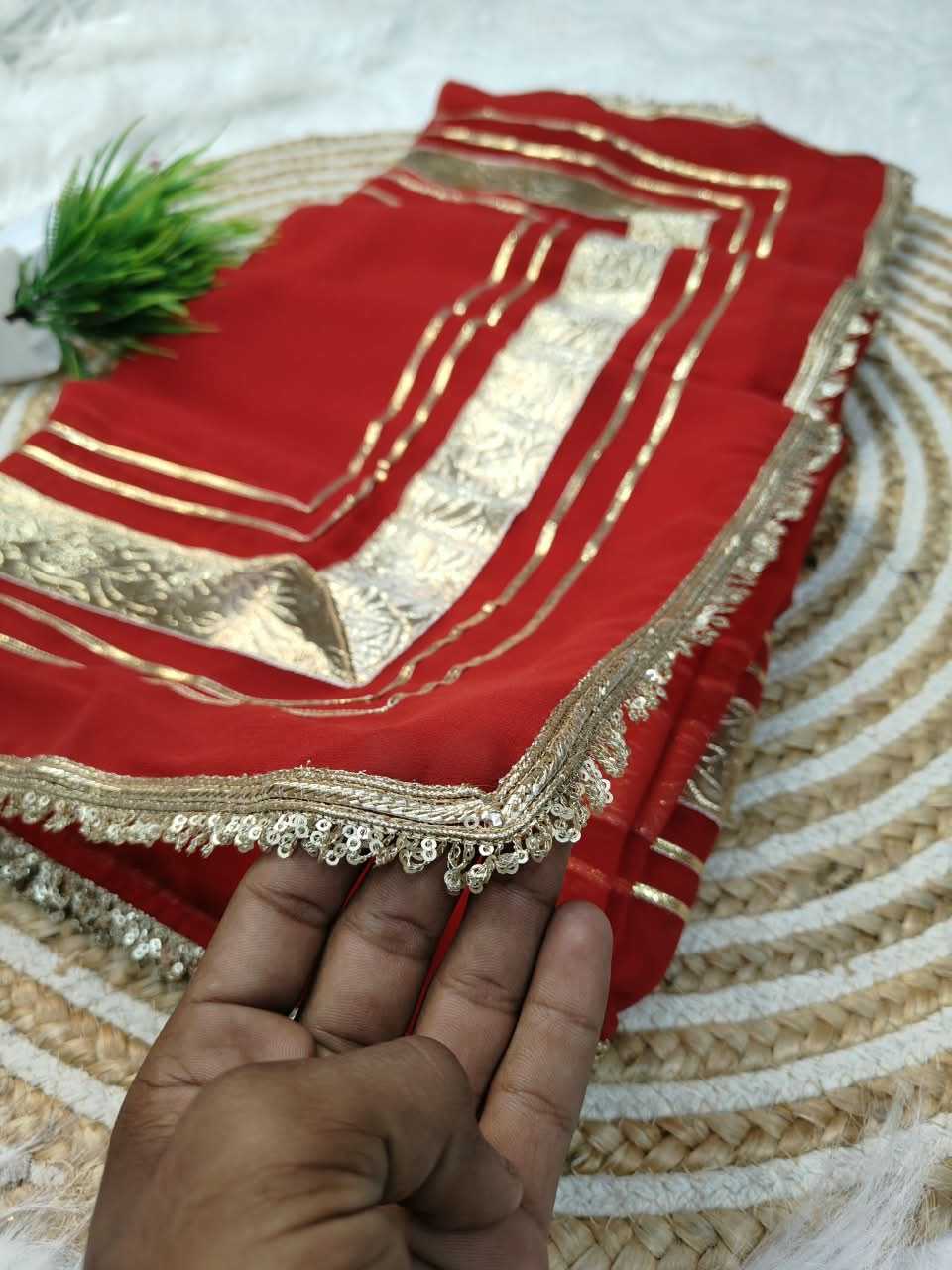 Abhaya Georgette Fancy Saree