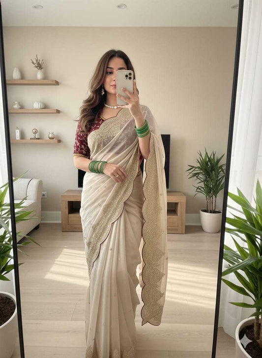 Afreen Chiffon Saree