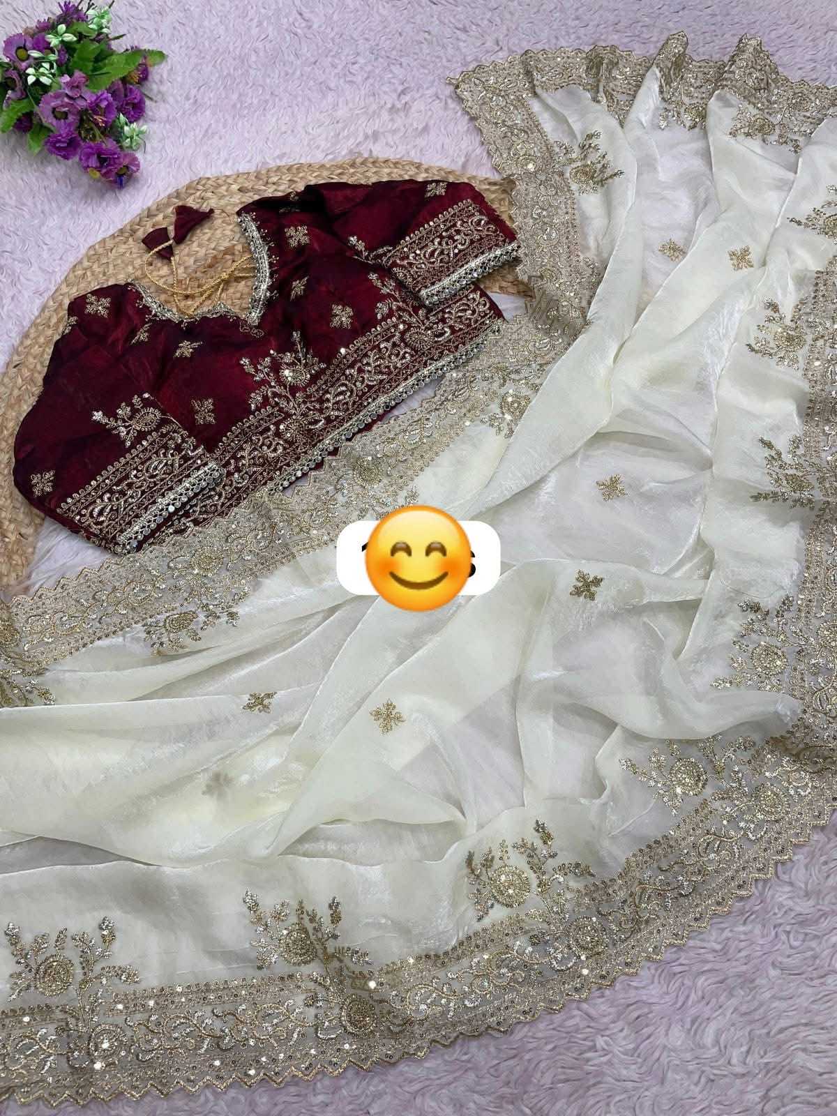 Aishani Satin Sequence Saree