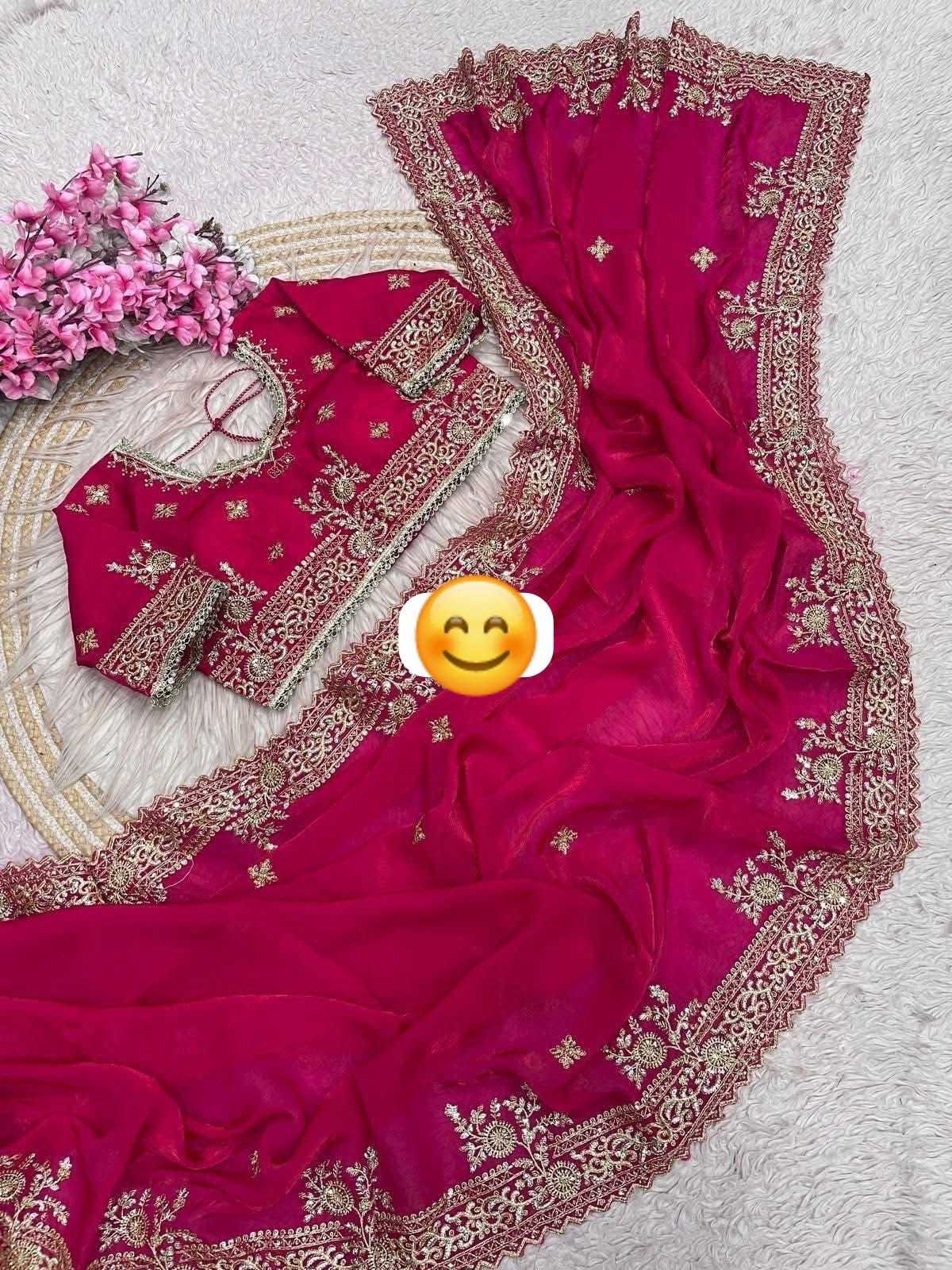 Aishani Satin Sequence Saree