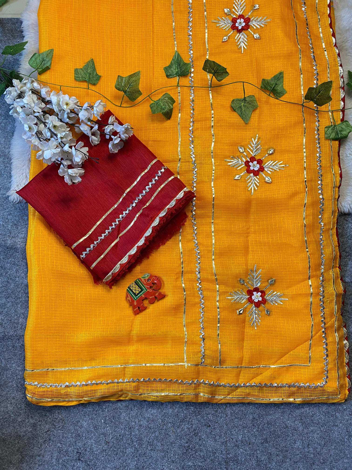 Ambika Soft Cotton Silk Saree