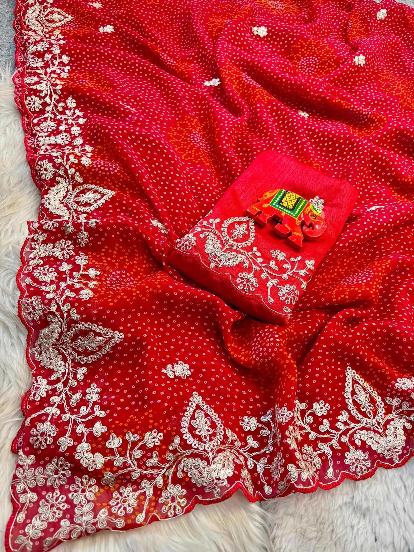 Georgette Designer Saree