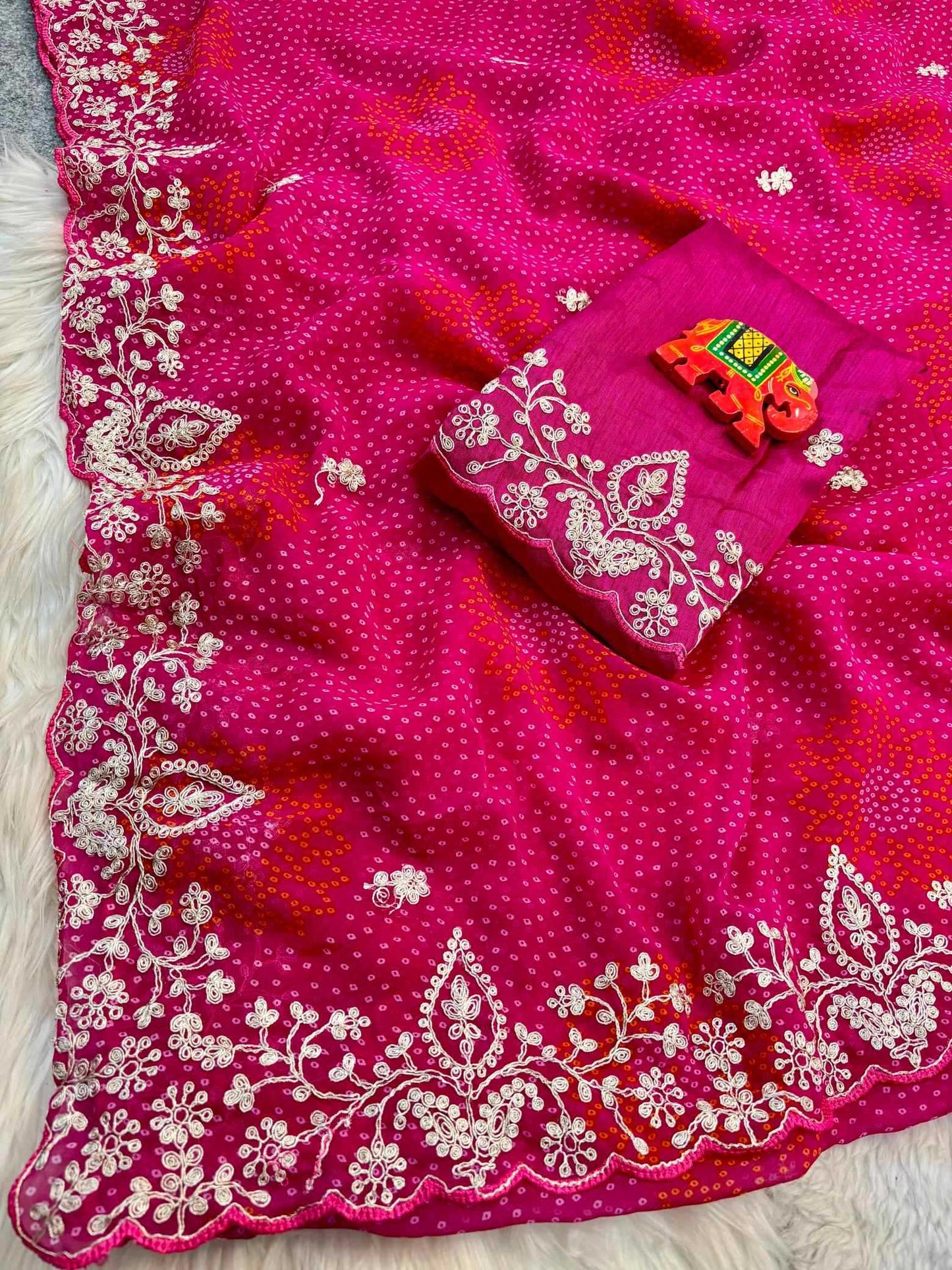 Georgette Designer Saree