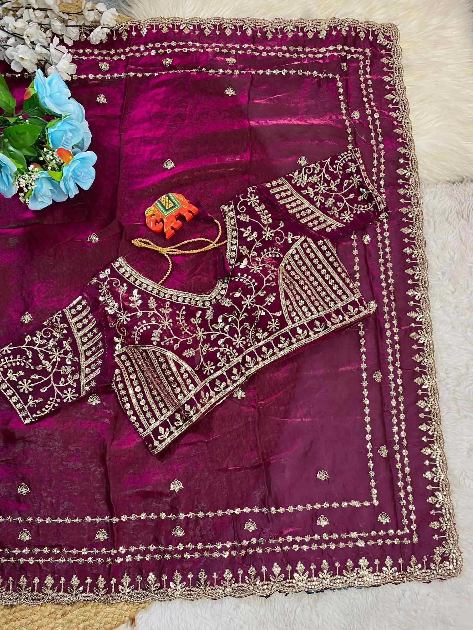 Space Silk Soft Saree