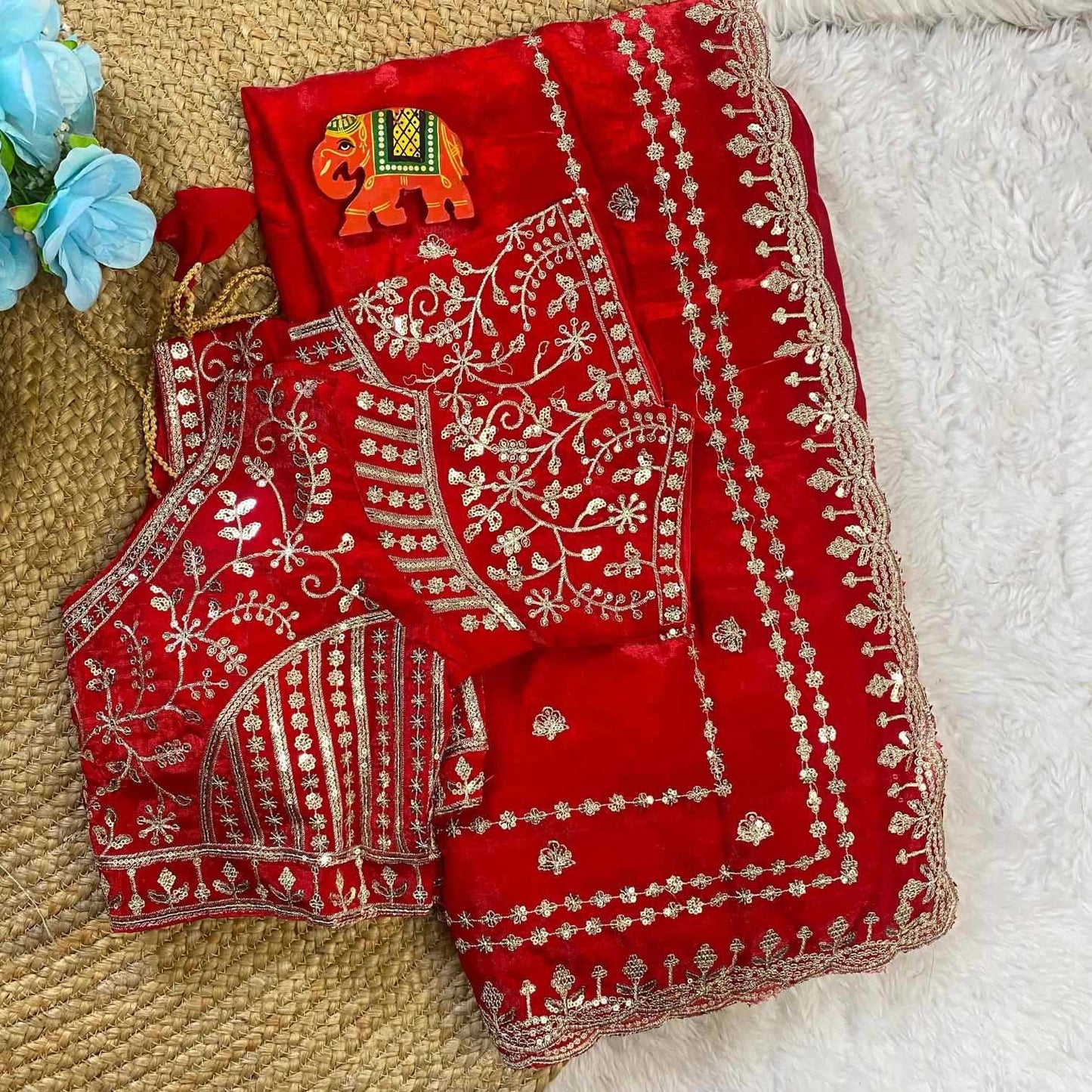 Space Silk Soft Saree