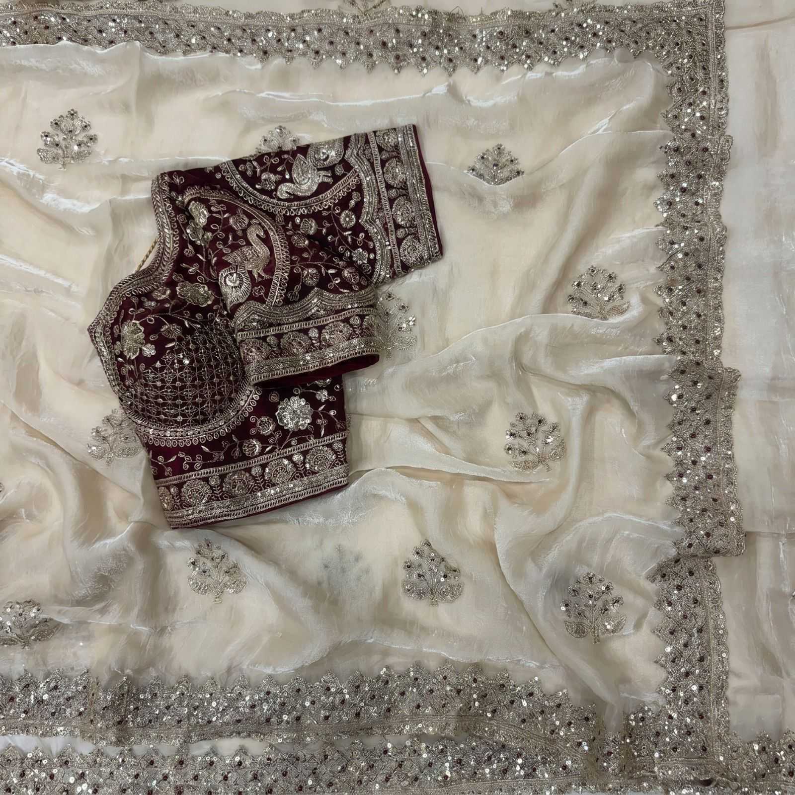 Satin Designer Saree