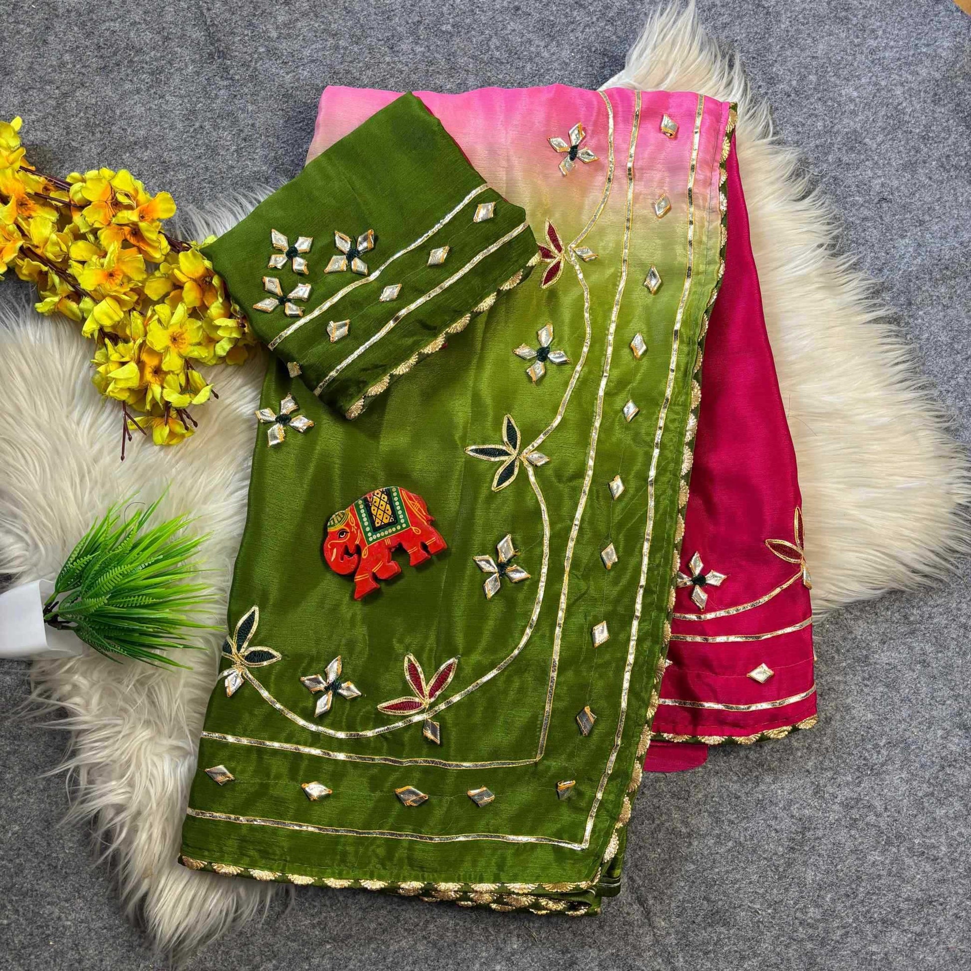 Chinon Designer Saree