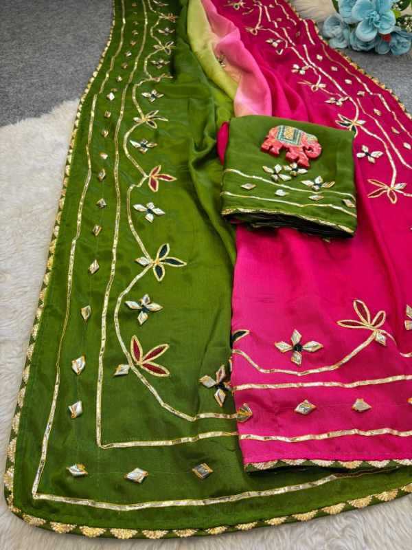 Chinon Designer Saree