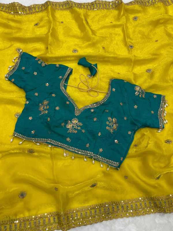 Space Silk Sequence Saree